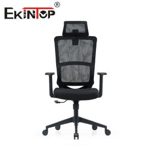 Quality OEM ODM High Back Ergonomic Chair , Black Mesh Chair With Fixed Armrest wholesale