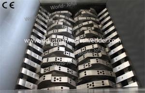 Quality Twin Shaft Industrial Metal Shredder , Gas Cylinder Metal Chip Shredder wholesale