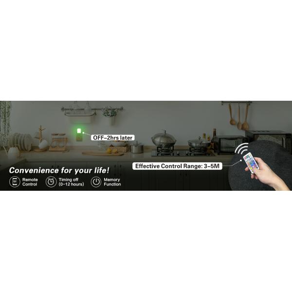 EMC LVD FCC Led Color Changing Night Light / RGB Dimmable Plug In Night Light