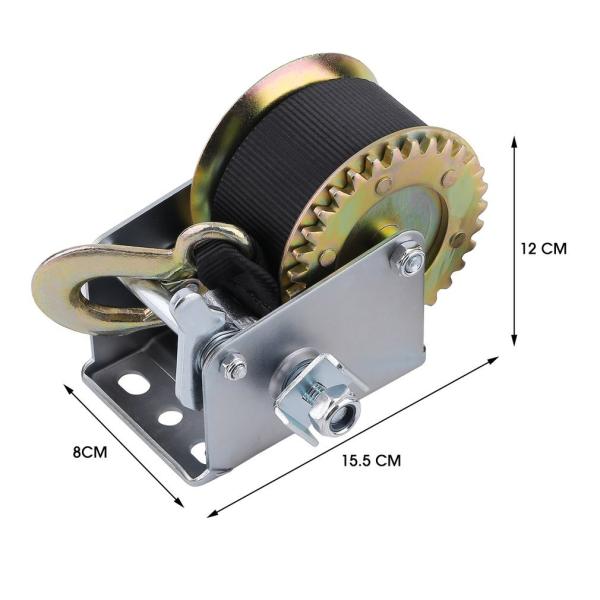 600Lb Manual Hand Crank Winch