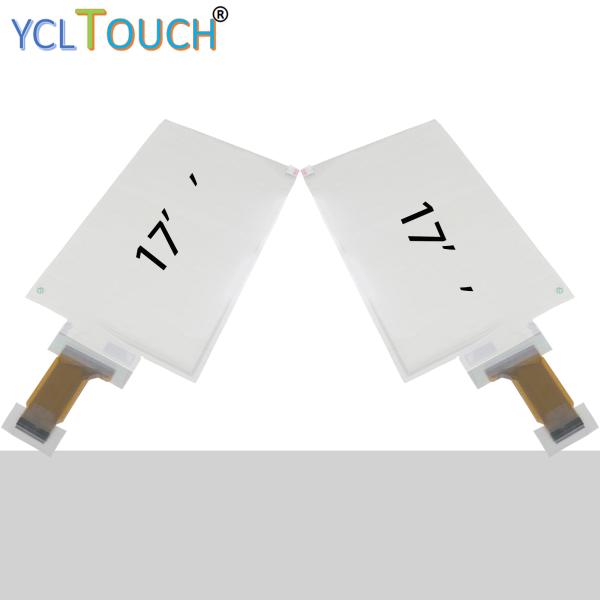 Cheap Transparent Capacitive Touch Foil 17 Inch with XP Win7 8 Android Linux System FCC for sale