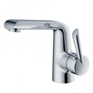 Quality Modern Deck Mounted Basin Mixer Faucet / Single Hole Chrome Basin Mixer Taps HN-3A36 wholesale