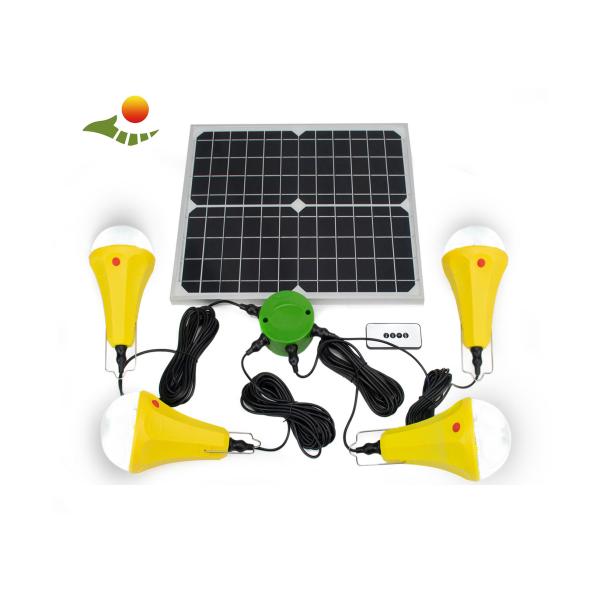 Cheap 4 Modes 25W 6V Portable Home Solar System Solar Power Led Lights With Solar Panels for sale