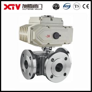 Quality 3 Way Ball Valve L Type With Mounting Pad ISO5211 GB/T12237 Standard Return Refunds wholesale