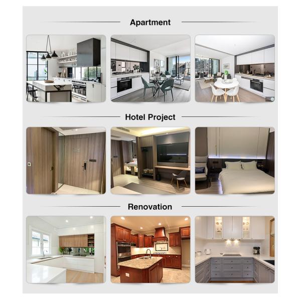 Direct Customized High End Modern Wood Complete Kitchen Cabinet in Custom Wood Design