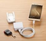 COMER 2port security alarm system for tablet cellphone display with alarm