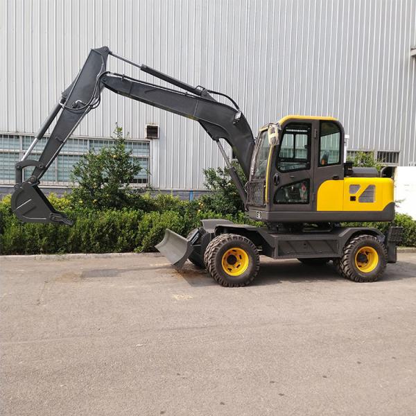 Engineering Machinery Large Mining Excavator 8 Ton Bucket Wheel Yellow Digger