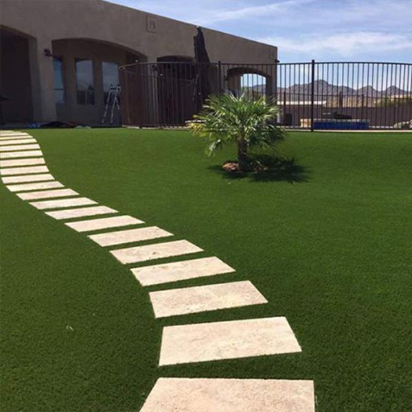Playground Artificial Turf 43mm PU Adhensive Artificial Turf For Sports Fields And Public Areas