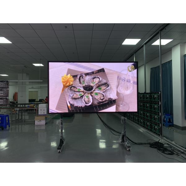 Indoor COBP1.25 HD LED Video Wall Display 27 Inches 600*337.5mm
