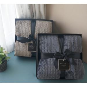 Quality Professional Multifunctional Solid Flannel Blanket High Warmth Retention 150x200cm wholesale