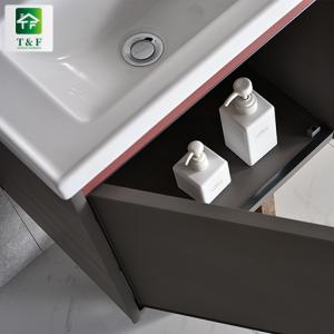 China European style white sink cabinets mirror wall hung cabinet units modern bathroom vanity on sale