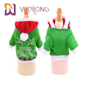 Buy cheap Christmas Hoodie Puppy Winter Clothes With Santa Claus Snowman Elk Dog Cat from wholesalers