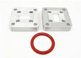 Quality Waveguide Sealing Window Heat Insulation Components For BJ140 18GHz wholesale