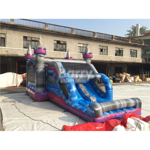 0.55mm PVC Tarpaulin Inflatable Bounce House Slide Combo For Kids