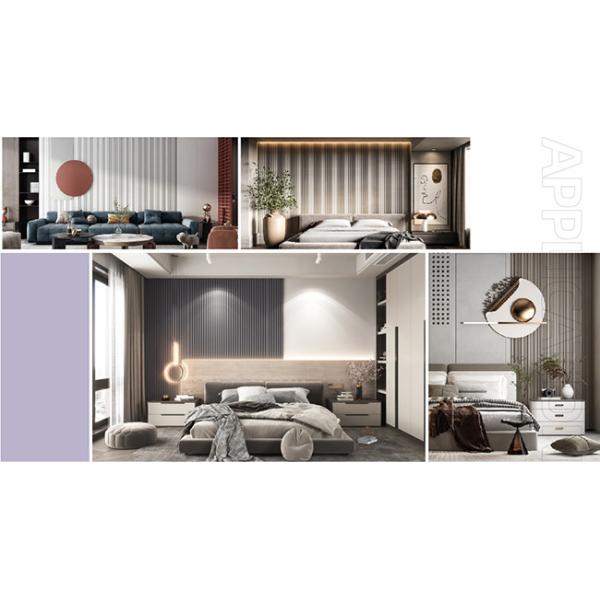 WPC 15mm Durability Wood Internal Panel Moistureoproof Easy Installation