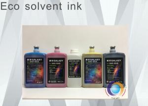 Quality Print head eco solvent ink 1000ml Galaxy inkjet dx4 dx5 dx7 for Mutoh Roland Mimaki Phaeton printer wholesale