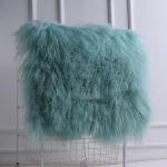 China Factory Cheap Wholesale Extra Long Sheepskin Tibetan Lamb fur Pelt rug for