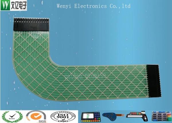 Cheap Silver Paste Keypad Switch Circuit / Flexible Printed Circuit Boards Three Layer for sale