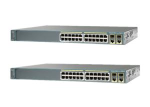 China Cisco 2960 Plus 24 Port Fast Ethernet Switch L2 WS-C2960+24PC-S 24X10/100Mbps on sale