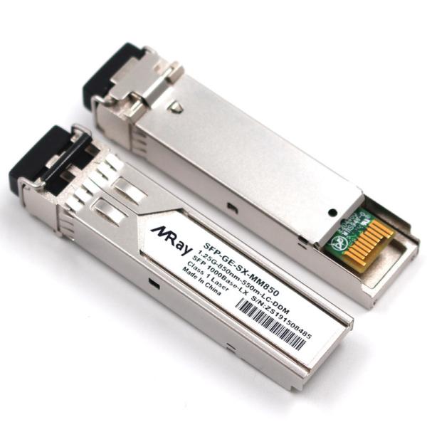 Cheap LC DDM SFP Transceiver Modules 1000BASE SX Multimode 850nm 550m for sale