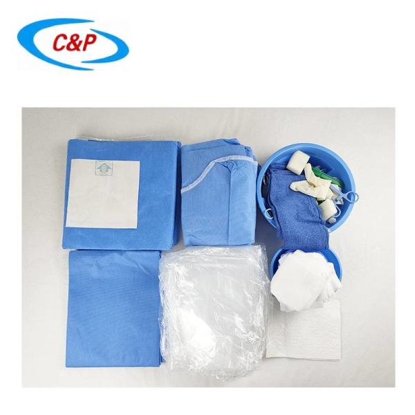 Femoral Angiography Surgical Disposable Drapes Pack Sheets Customized