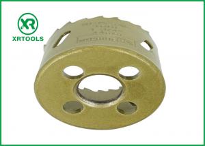 Quality Gold Round Bi Metal Hole Saw , HSS M42 Carbide Tipped Hole Saw With Built wholesale