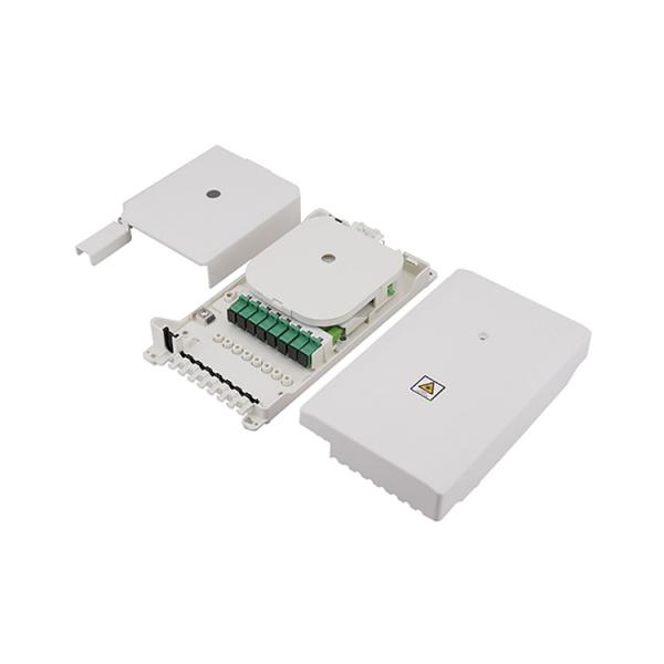 Fttx ABS Ftth 8 Port Fiber Optic Terminal Box IP66 2 In 8 Out Two Layers