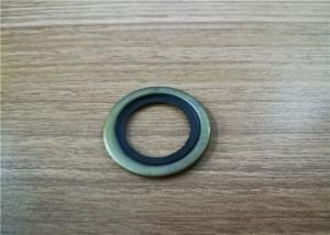 Quality O Shape Custom Rubber Gaskets Metal Rubber Bonded Washer Low Thermal Expansion wholesale