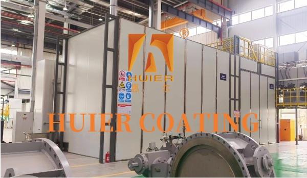 Cheap Large Automated Electrostatic Spray Painting Line With Paint Utilization And Spraying Precision for sale