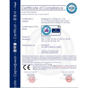 NANJING D.L.T SLING CO.,LTD Certifications
