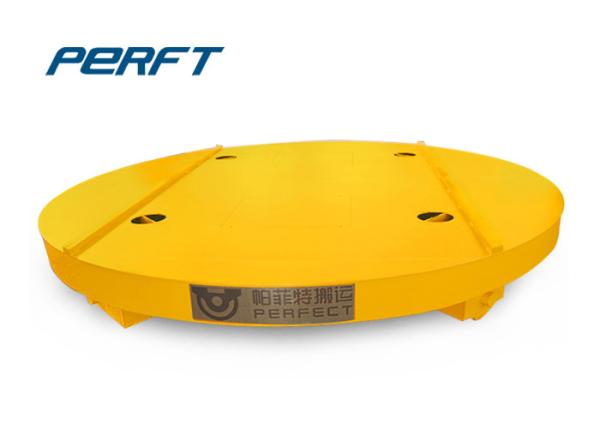 Cheap Yellow 10 T Material Handling Turntable 90 Degree With Turntable To Rotate A Trailer for sale