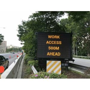 20mm Pixel Pitch IP65 Waterproof Variable Message Sign with 70° Viewing Angle