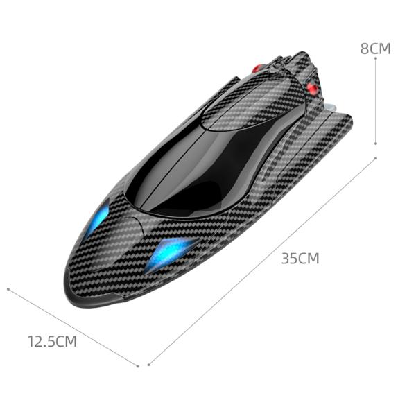 Fy011 High Speed 25KM/h RC Boat 2.4G Remote Control No Exposed Blades Capsized Reset Explosive And Powerful RC Ship Toy