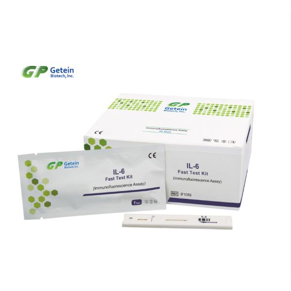 IL 6 Interleukin 6 Test Kit Quantitative Test For Diagnostic POCT Analyzer Getein 1100