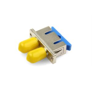 Buy cheap Metal FTTX Duplex Hybrid SC ST Adapter from wholesalers