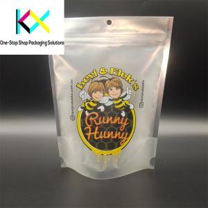 Quality CMYK Color Resealable Zipper Plastic Pouch Bags For Food Packaging  130um wholesale