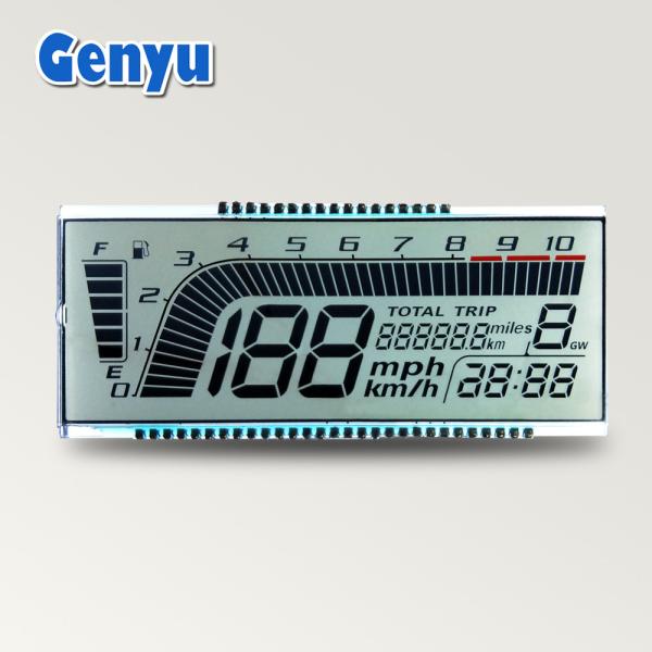 Cheap Custom Made LCD Display HTN Segment Screen 46PIN Transflective Sunlight Readable for sale