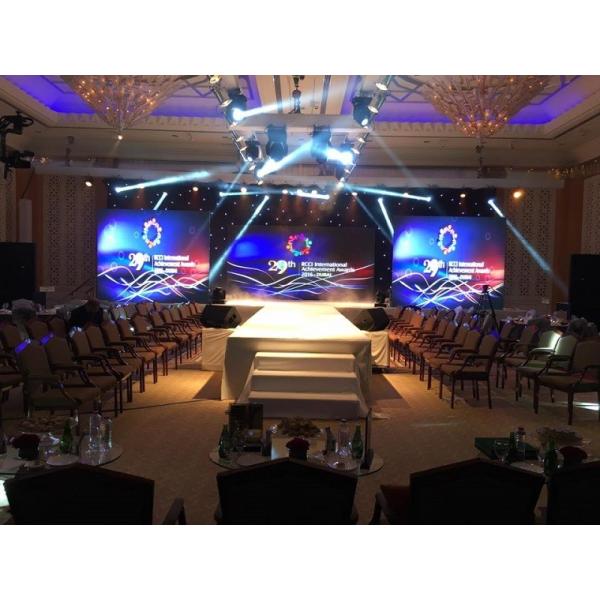 1RGB Led Stage Backdrop Screen , P3.91 Stage Rental LED Display High Gray Scale