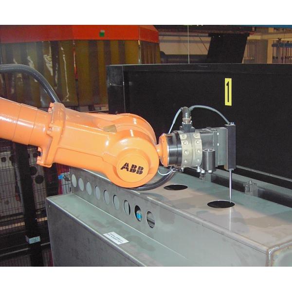 Robot to Weld Retaining Pins on High Voltage Installations