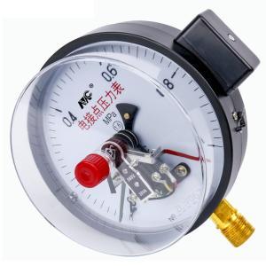 Buy cheap YXC150 6000 PSI Pressure Gauge Stainless Steel Electric Contact 30VA from wholesalers