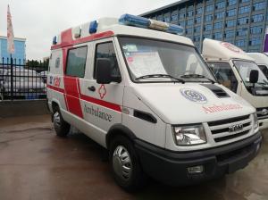 China customizd IVECO brand diesel ambulance car for sale, High quality and best price IVCEO hospital first-aid ambulance car on sale