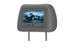 Remote control Car Seat LCD Screen Player With IR Sensor , Memory Card Insert