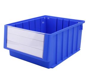 Stackable Plastic Bin with Divider Shelf The Ultimate Warehouse Storage Solution