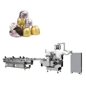 Multifunction Round Shape Chocolate Wrapping Machine Speed 300ppm Electric
