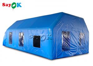 Quality Mobile Oxford Inflatable Paint Spray Booth With Logo Printing wholesale