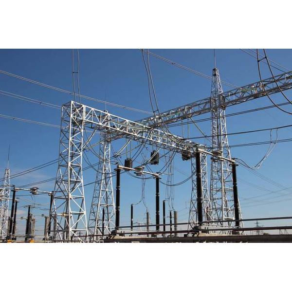 Galvanized Substation Steel Structure Power Transformer Substation Structures
