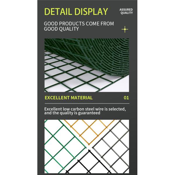 Large Stock Silver Galvanized Mesh Welded PVC Wire Mesh for Sturdy Construction