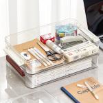 A4 File Documents Portable Project Case Clear Stackable Plastic Art Organizer