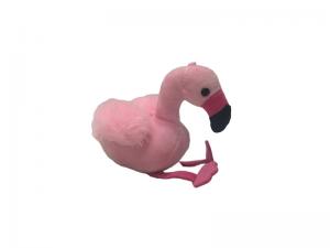 Quality 100% PP Cotton Filling Flamingo Keychain With Music Box Recording Repeating wholesale