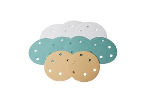 Quality White Green Velcro Sanding Discs 150mm 80 Grit Velcro Abrasive Discs wholesale